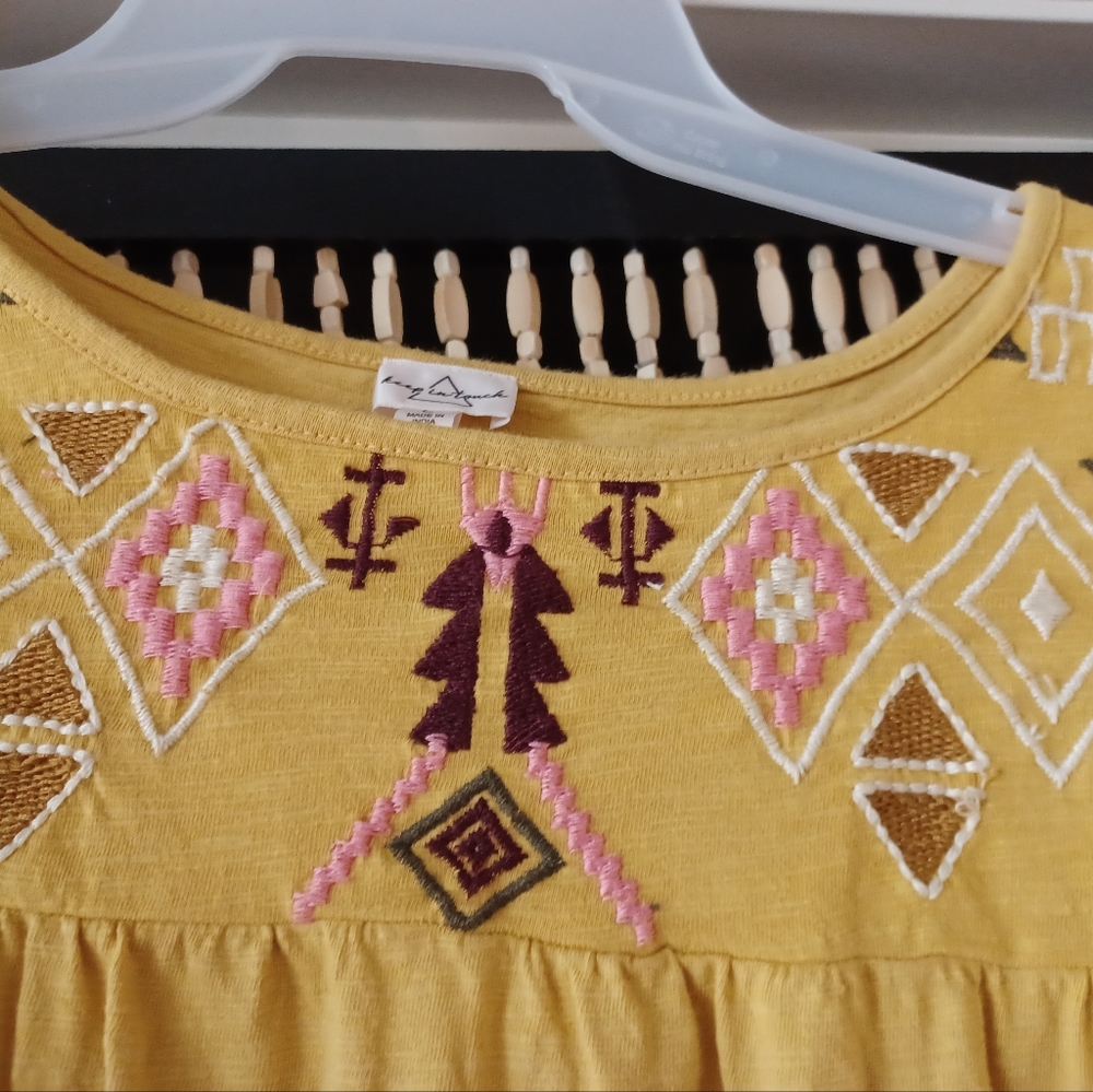 Pretty yellow summer top